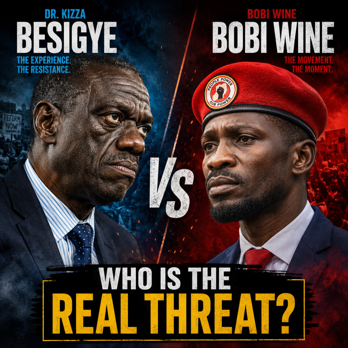 Besigye or Bobi? Who is the Real Threat 